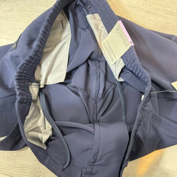 NWT PGA Tour Navy Blue Dressy Athletic Golf Shorts Size 38 - Picture 13 of 15